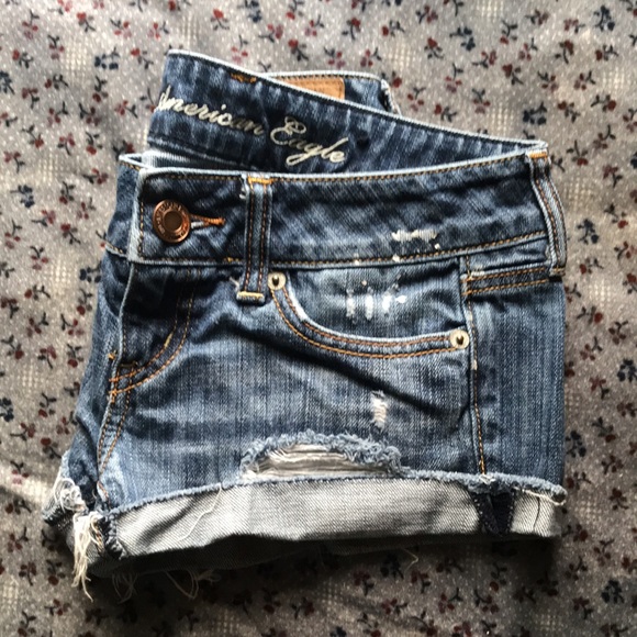 🦅 American Eagle 00 Jean Shorts - Picture 5 of 6
